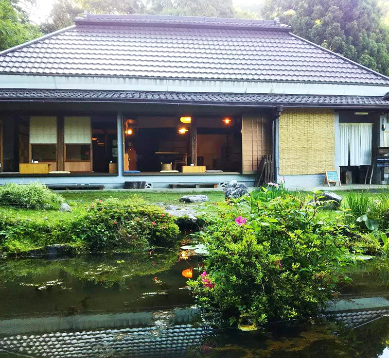 縁側カフェ tokinokiの中庭