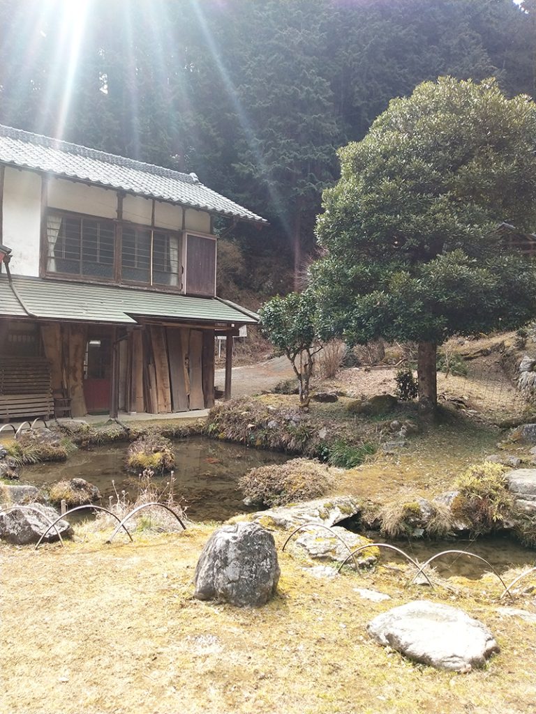 縁側カフェ tokinokiの中庭