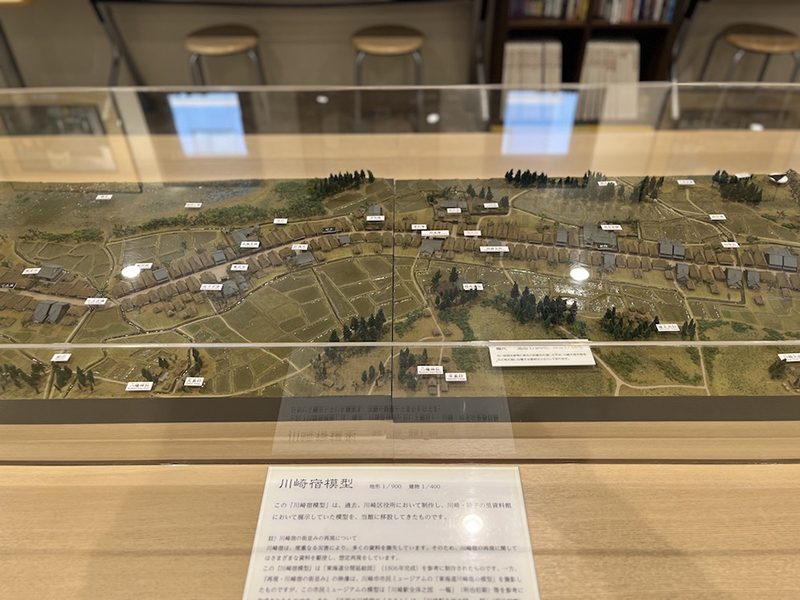 川崎宿の模型
