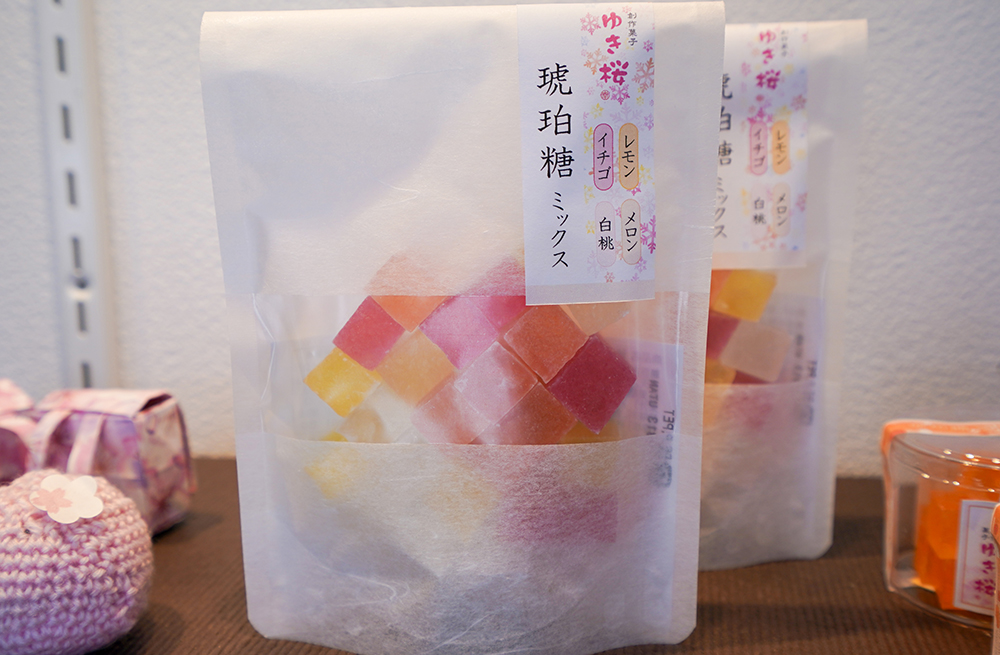 創作菓子 ゆき桜の琥珀糖
