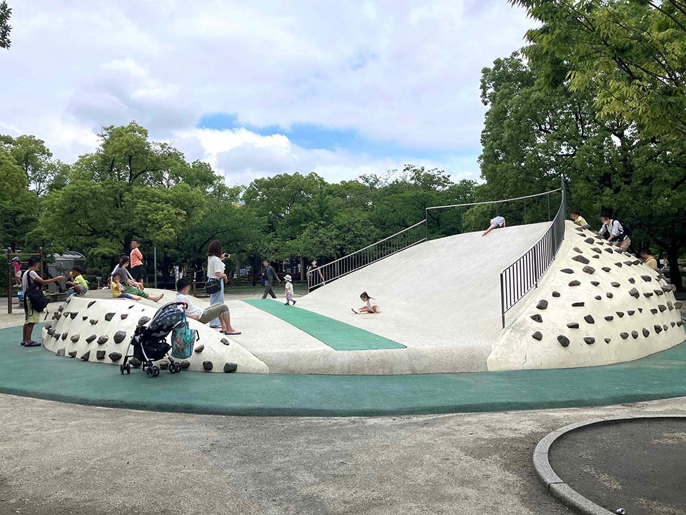 「行船公園」のジャンボスライダー