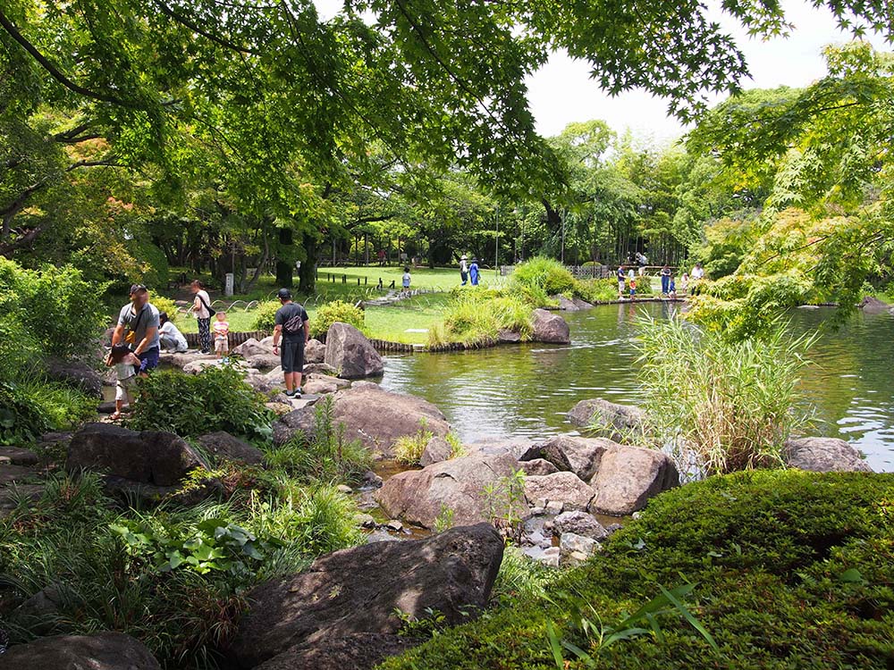 「行船公園」の平成庭園