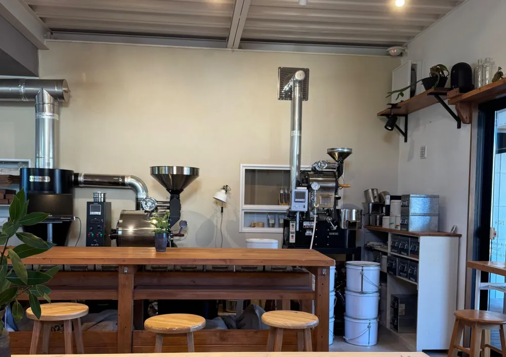 「Piece by Piece coffee」の焙煎機