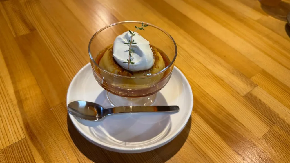 「Piece by Piece coffee」のプリン
